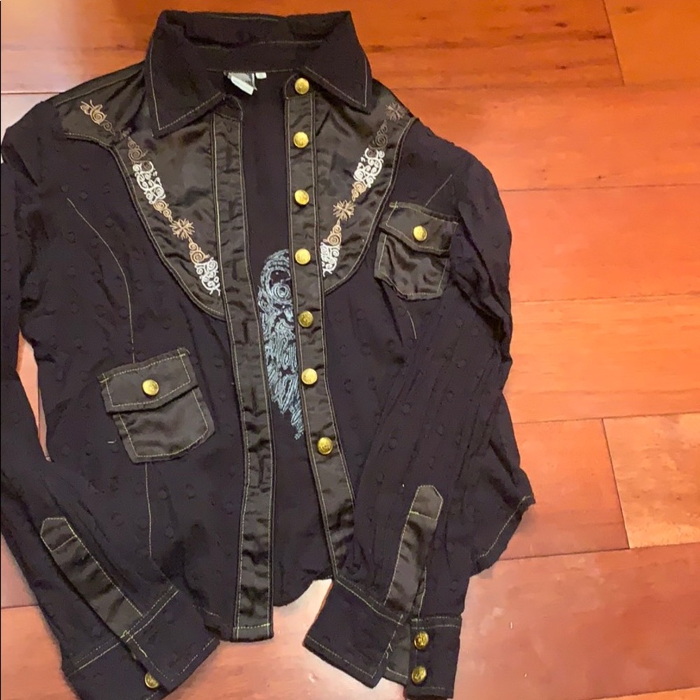 Button down USA style (brown)